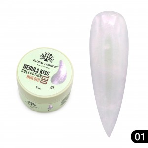 Гель Nebula Kiss Builder Gel, HEMA/TPO free 15мл, №01